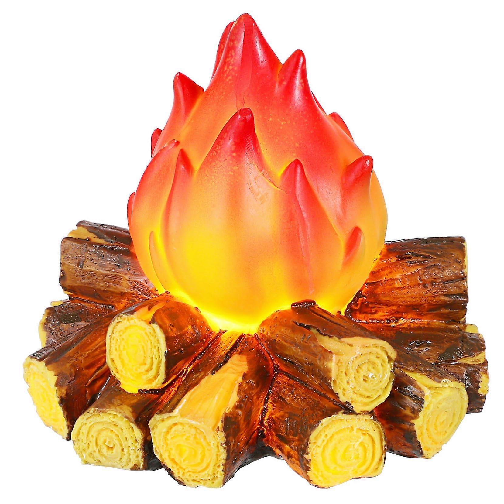 Flaming LED Light with Realistic Flame Effect for Indoor and Outdoor – Decorative Lamp for Camping, Parties, and Christmas Decoration