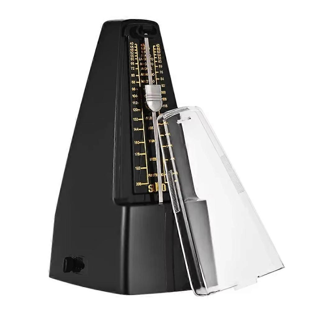 Standard Precision Mechanical Metronome for Piano, Guitar, Black