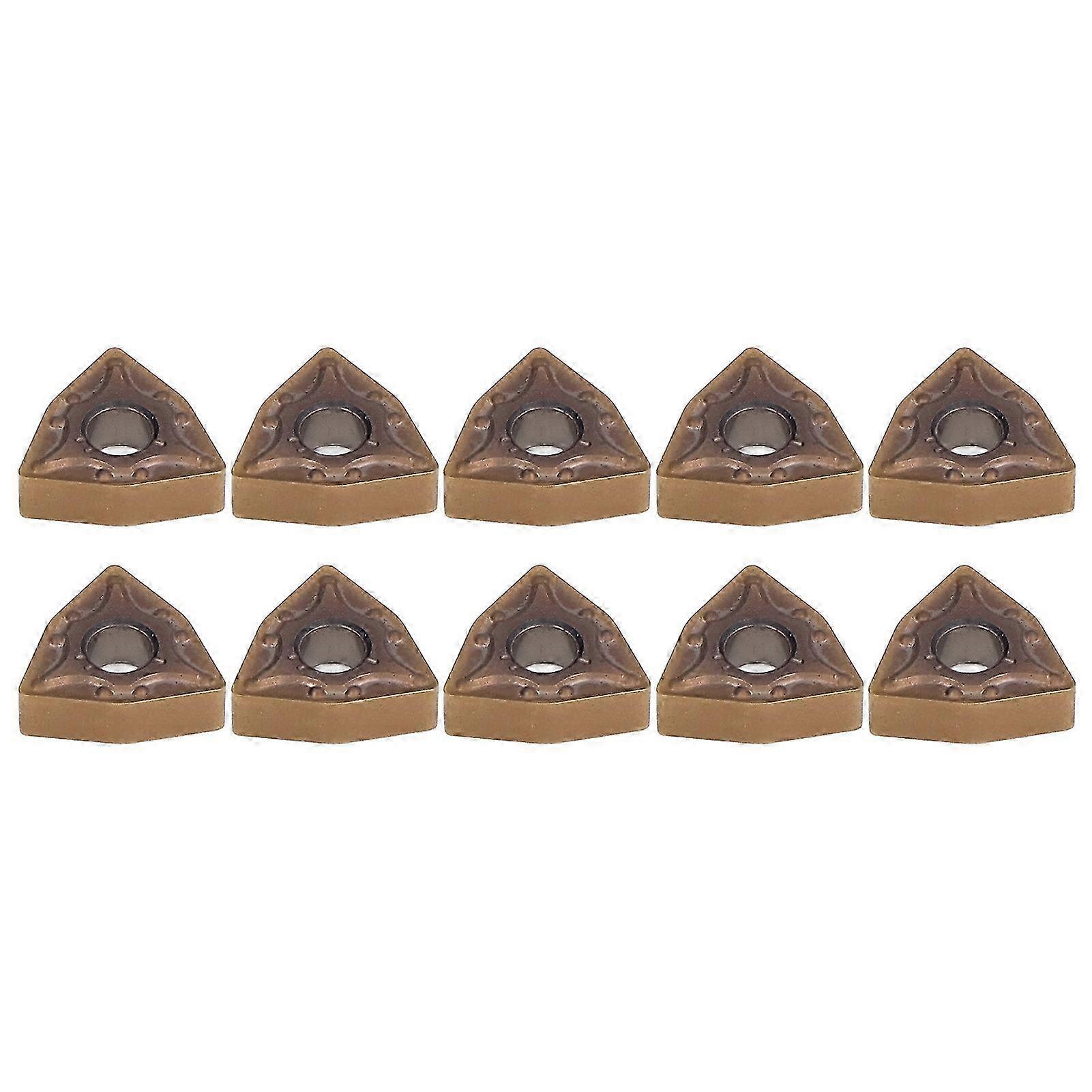10Pcs Turning Insert Blade Carbide Lathe Inserts Tip for Rough Machining Stainless Steel