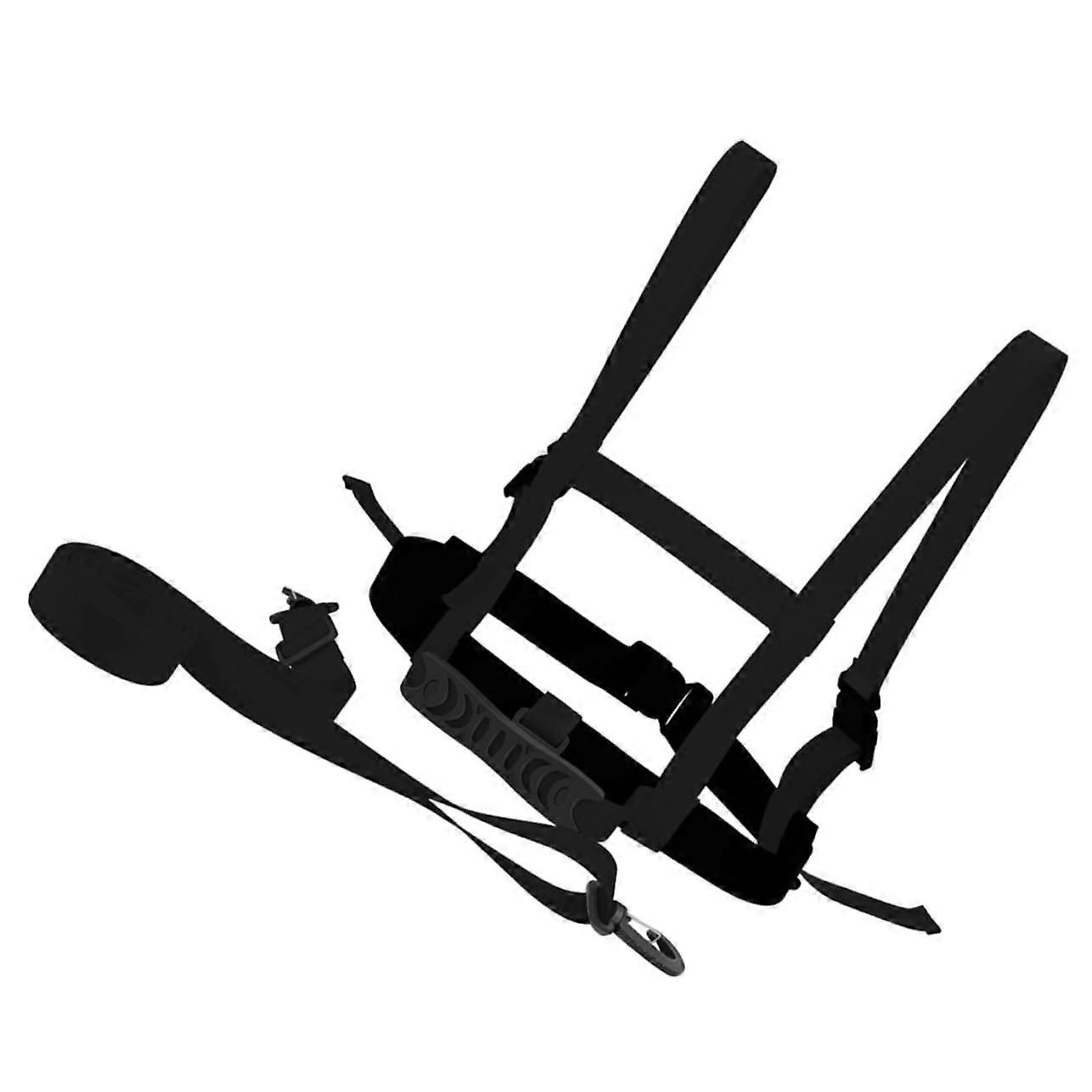 Ski Training Belt for Toddlers, Adjustable Ski Belt with Black Plastic Buckle, Includes Snow Gloves and Binding Accessories