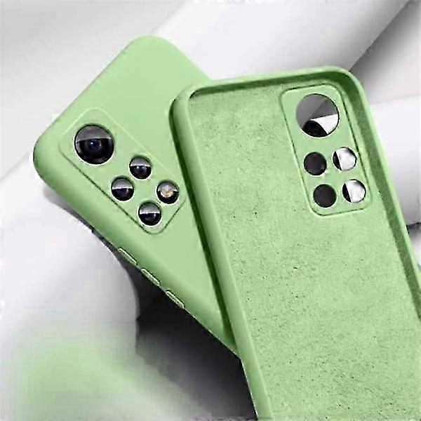 Silicone Shell Microfiber Light Green for Compatible Brand Mi 10T / Mi 10T Pro
