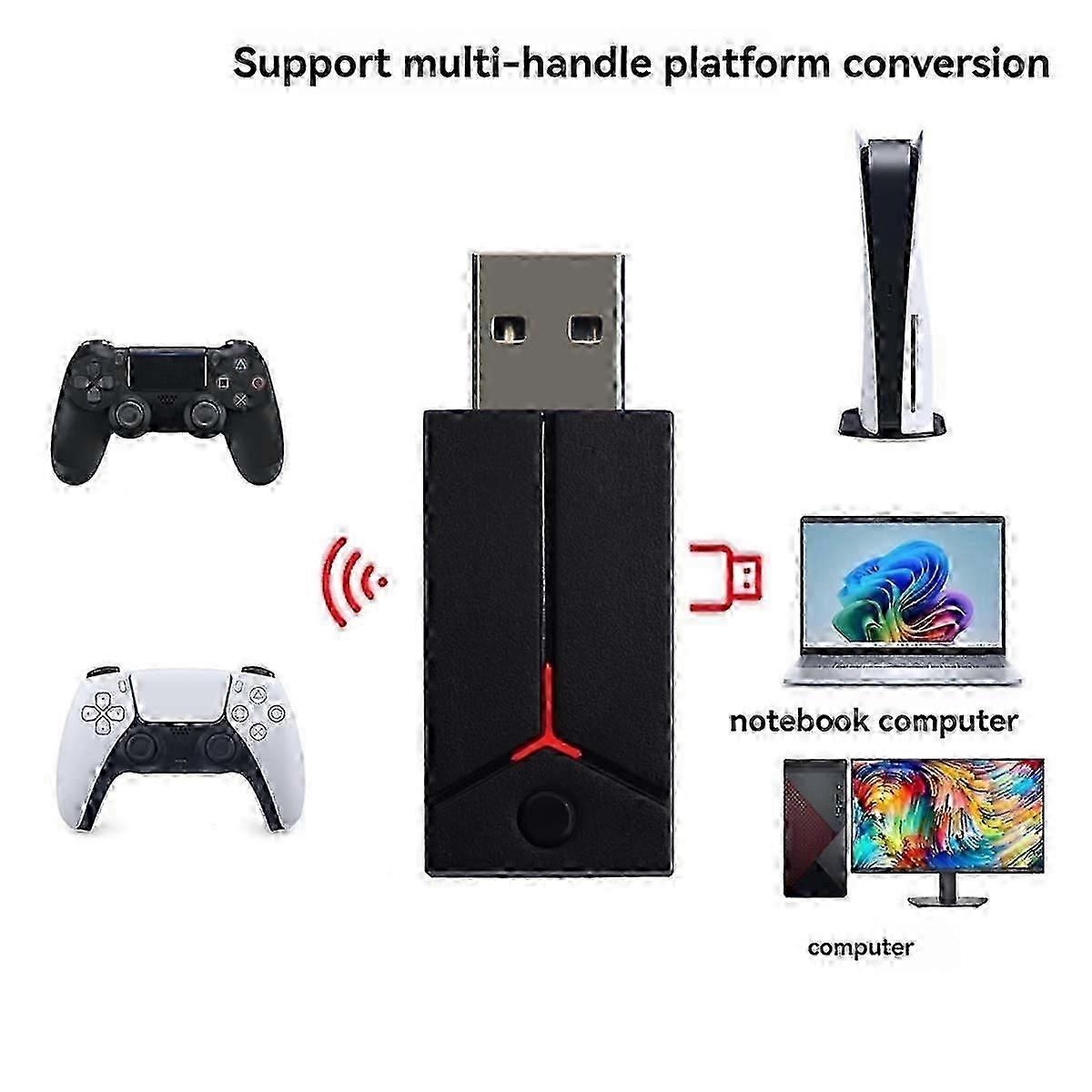 Wireless Game Adaptor Converter for Compatible Controllers and Devices