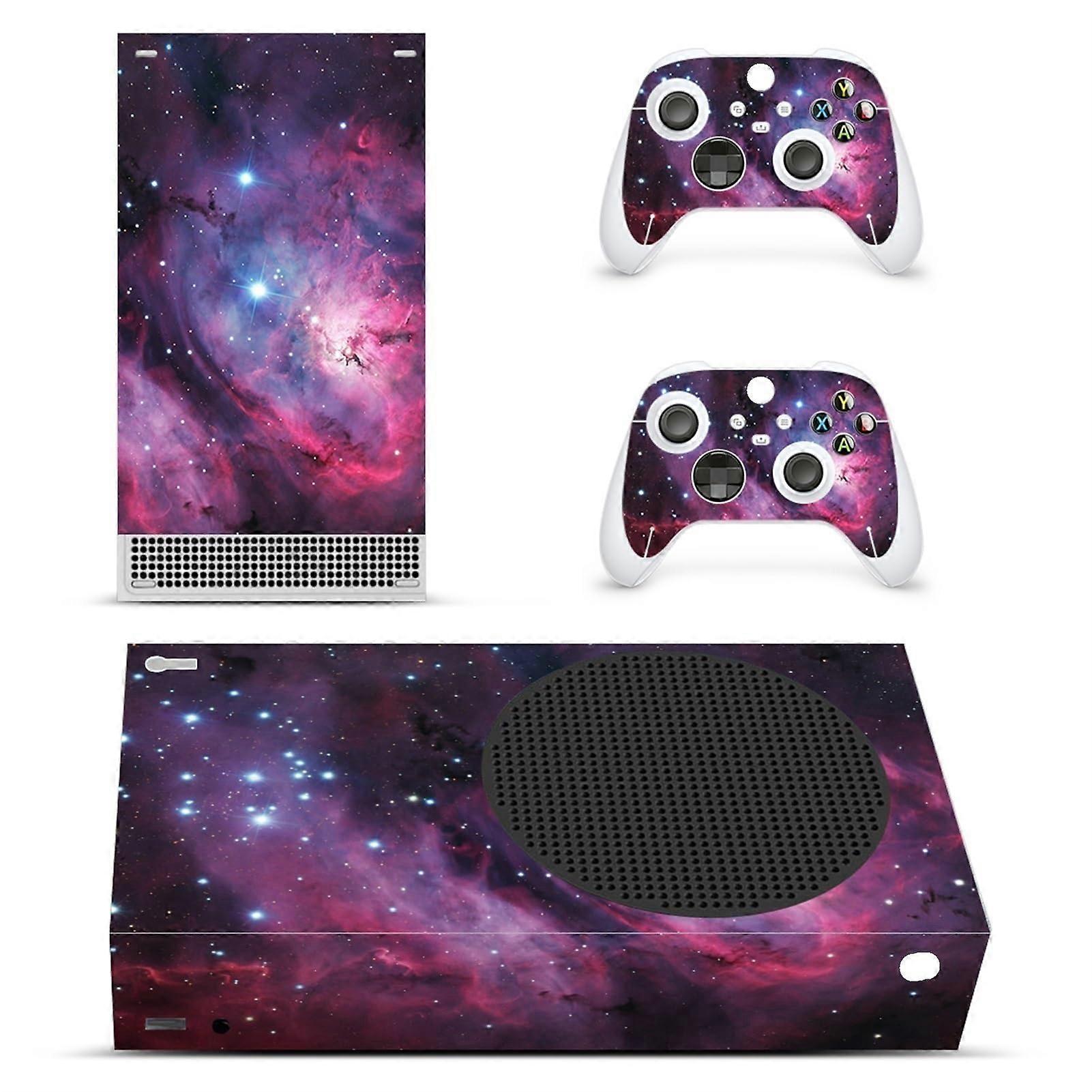Vinyl Skin Sticker Cover for Xbox Series S Console with Two Free Wireless Controller Decals, Custom Design Wrap