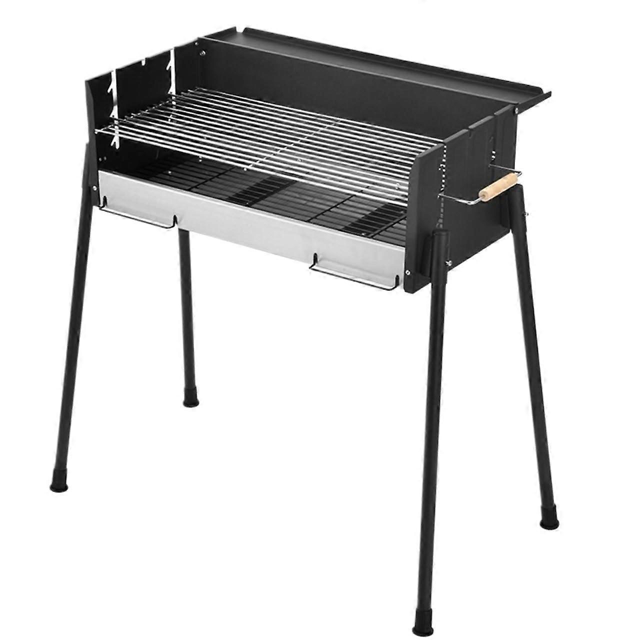 Portable Charcoal Grill, Outdoor Grill, Foldable Grill for Patio, Garden, Camping, Camping Grill/Black/70X44.5X81.5Cm 70X44.5X81.5Cm Black