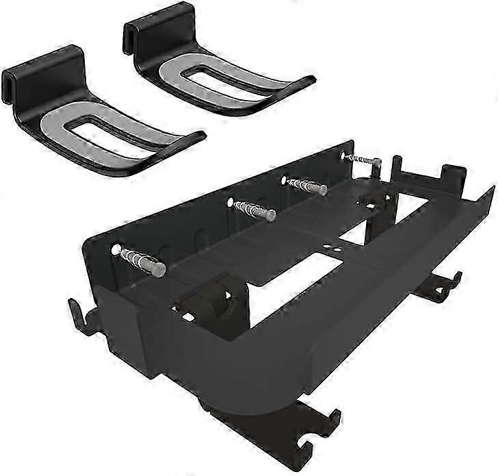 PS5 Wall Mount Kit Compatible with PS5 Digital/Disc Edition With Hooks to Store VR Glasses, Headset, PS5 Controllers