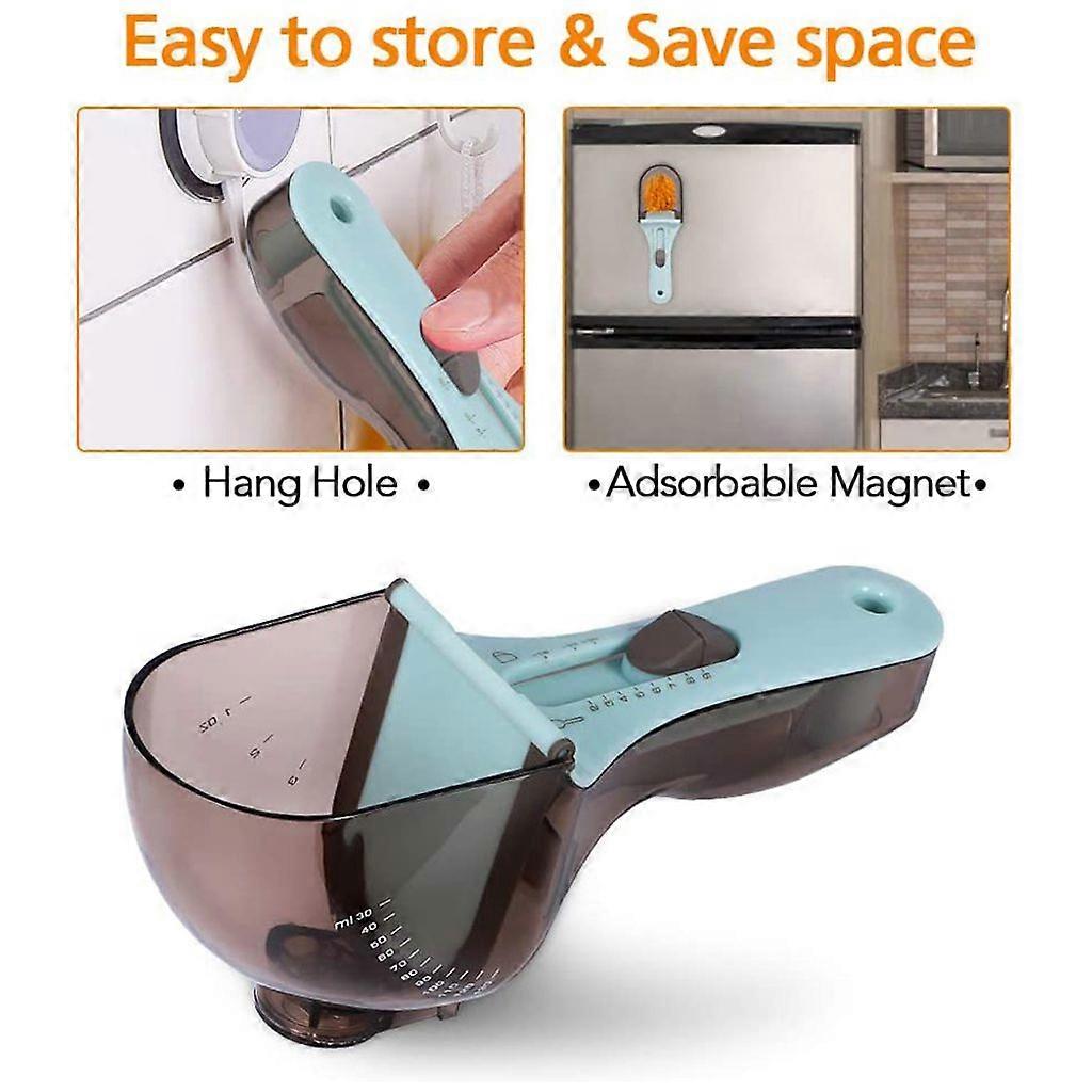 1-pack magnetic teaspoon spoon spoon space saving for measuring liquid dry powder