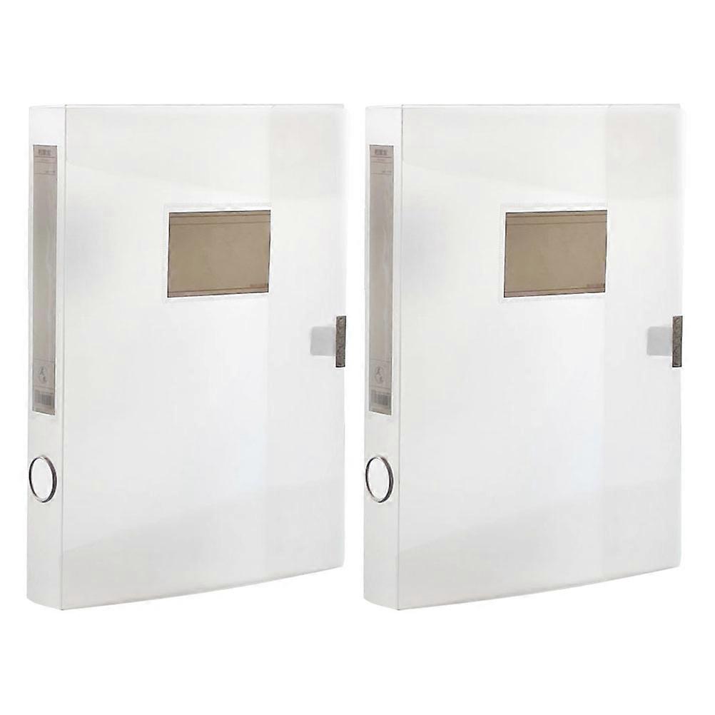 Document Folder Document Organizer A4 File Box Home Organization Protection Practical File Box 2Set