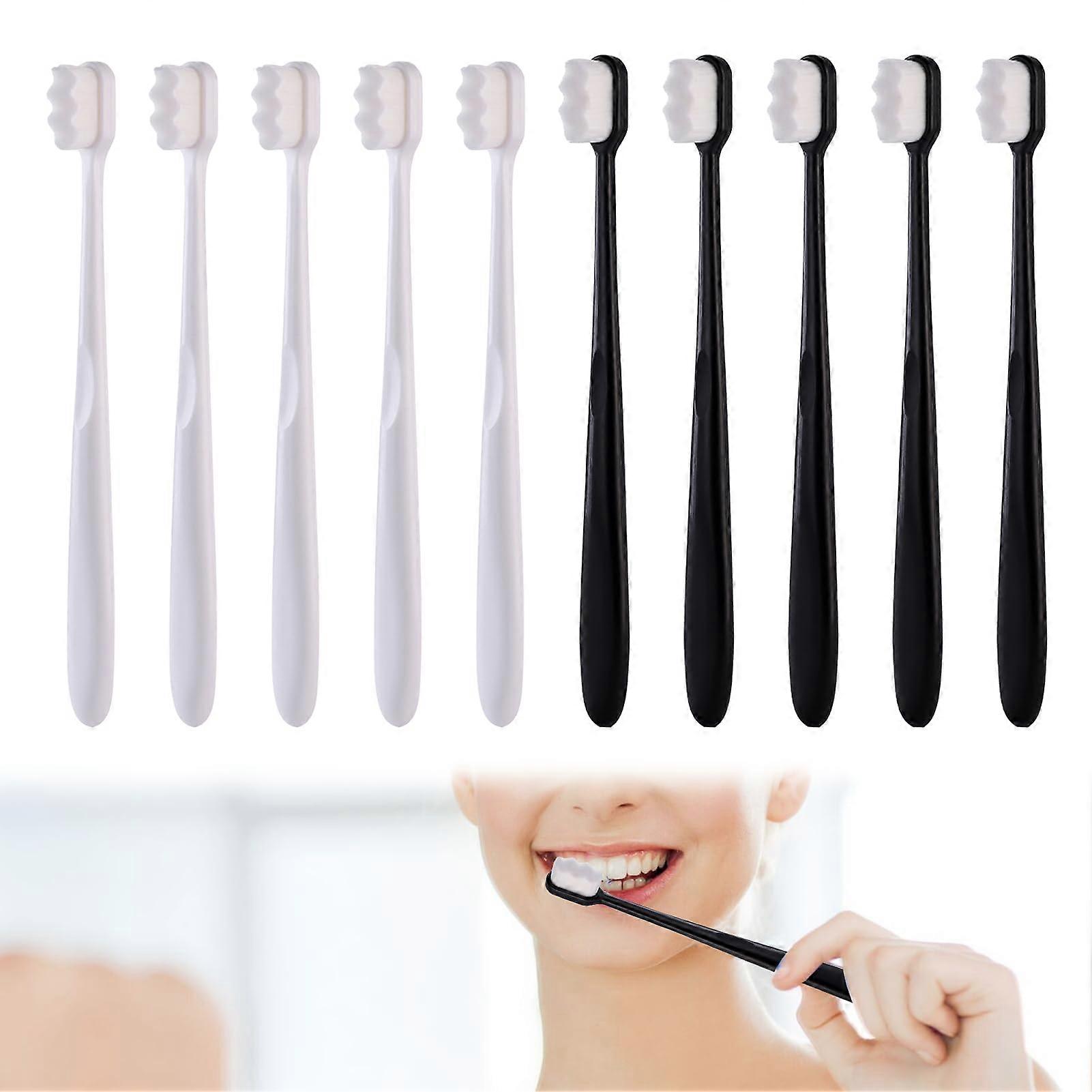 Soft Adult Toothbrushes, Extra Soft Manual Toothbrushes for Adults and Children