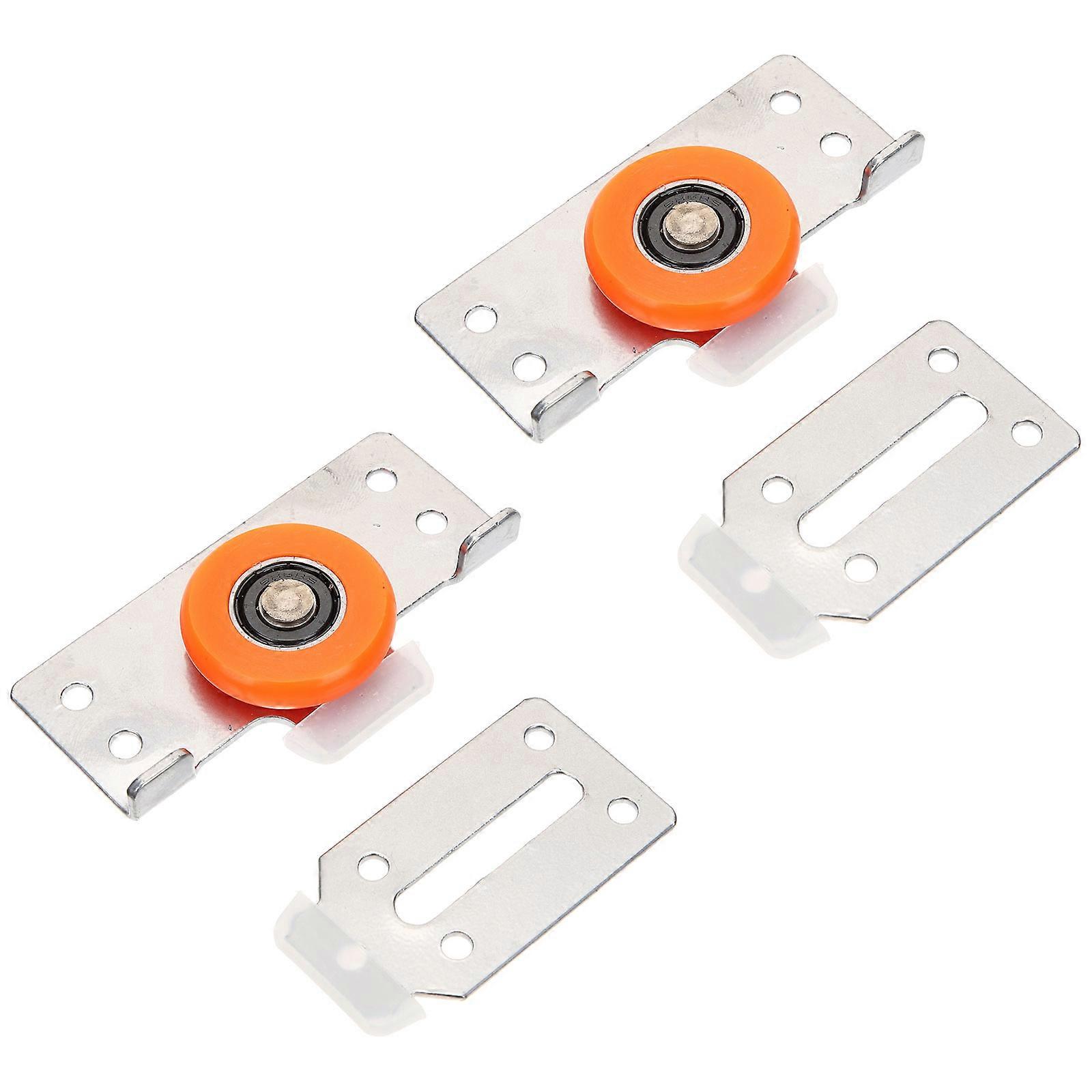 Patio Door Roller Metal Sliding Pulley For DIY Repair Smooth Movement 2 Sets