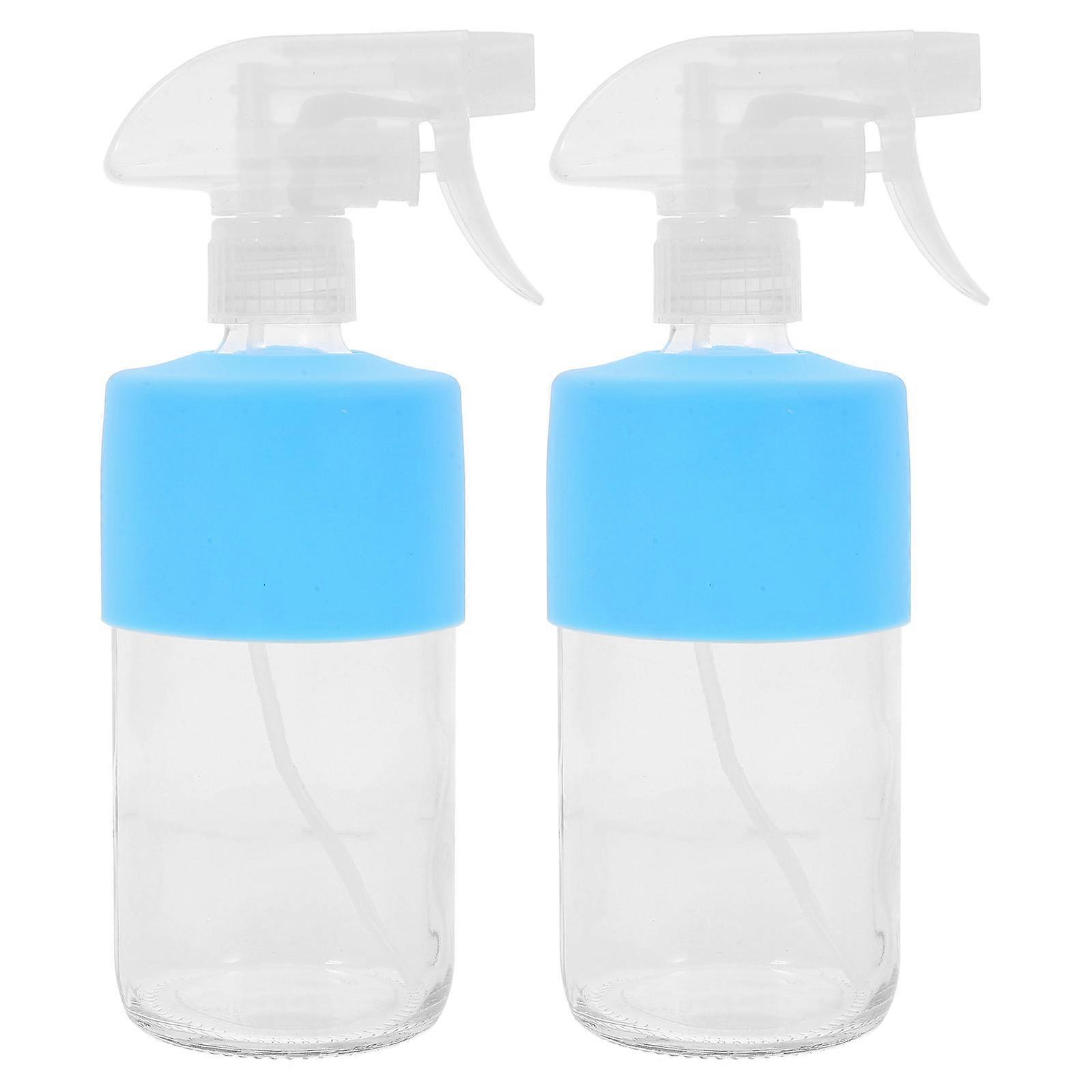 Empty Spray Bottles Reusable Sprayer Bottles Glass Material Plant Watering Professional Use 500ml 2Pcs