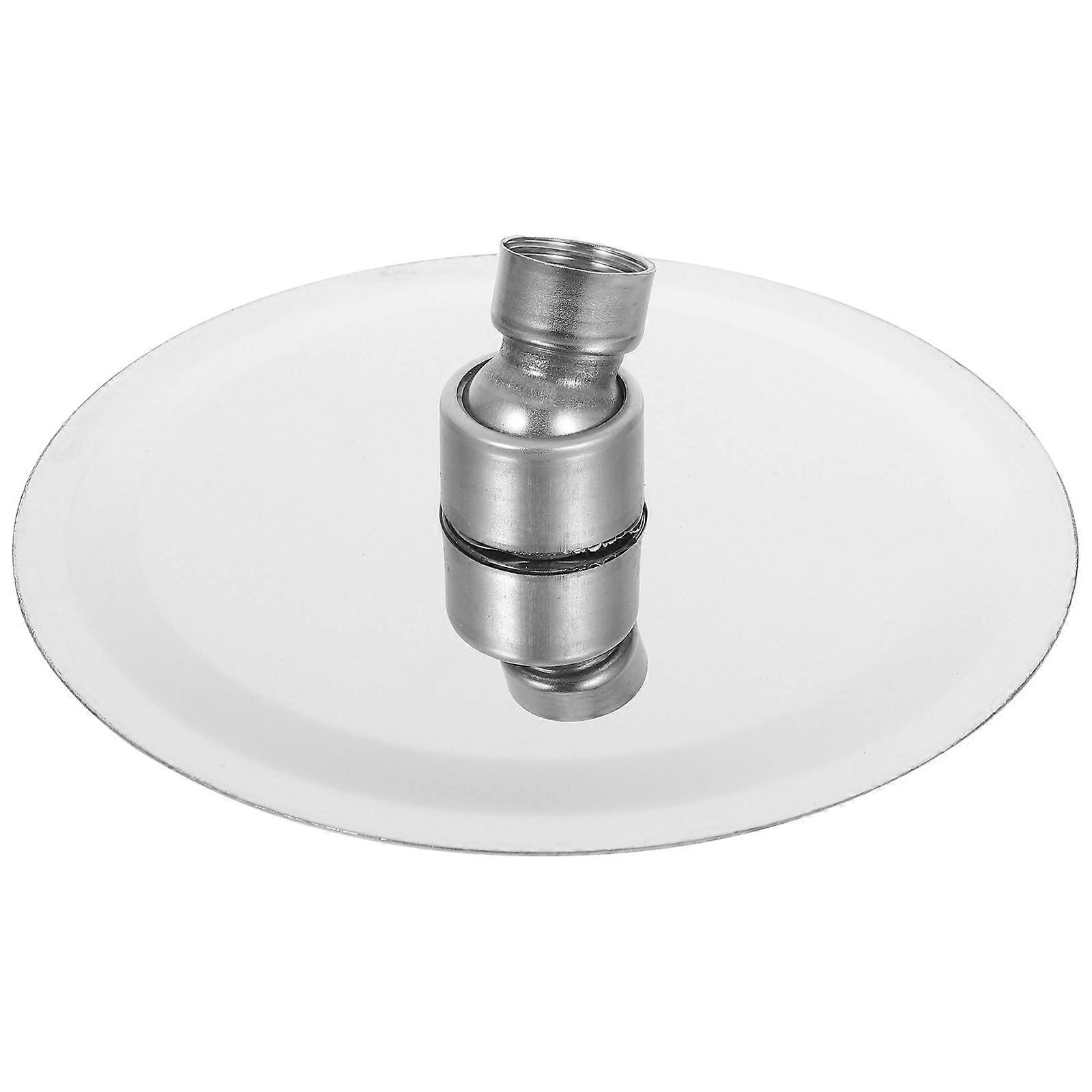 Pressure Boosting Showerhead Rainfall Shower Heads Stainless Steel Bathroom Home Use Round Shape 1Pack