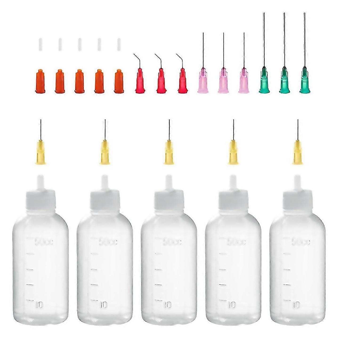 For 50ml Precision Tip Applicator Bottle,blunt Tip Needle And Cap