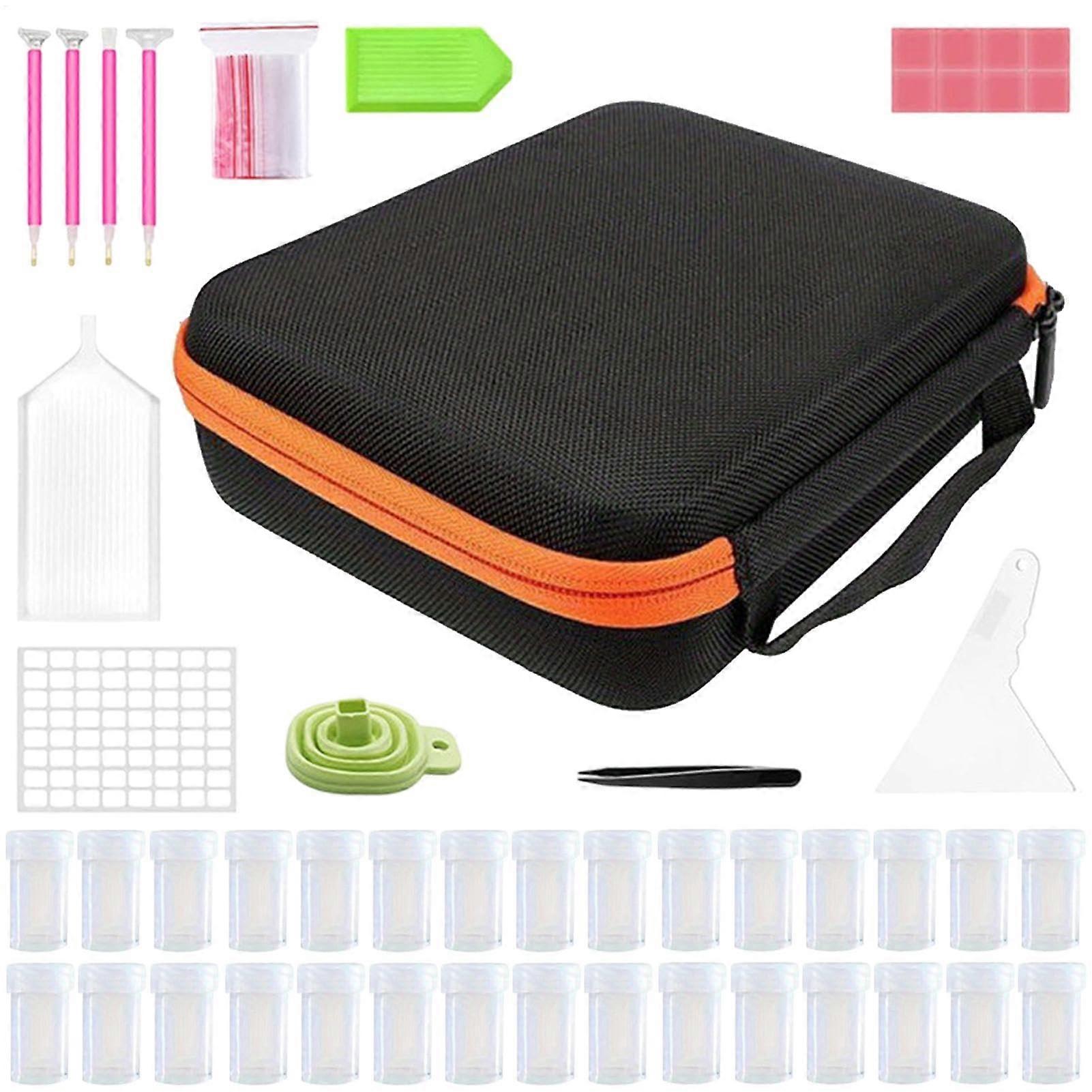 Strass Organizer Case Shockproof Storage Box, Strass Craft Case Yellow
