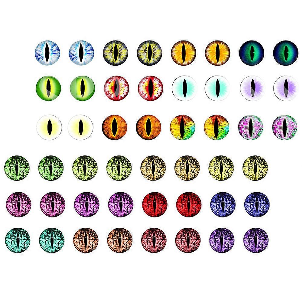 100pcs Eye Props for Doll Making Decorative Glass Eyes