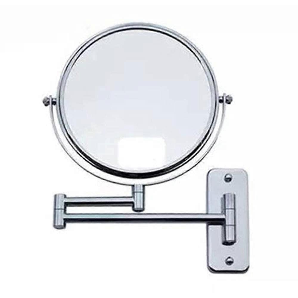 Makeup mirror, wallmounted, foldable, definition metal mirror