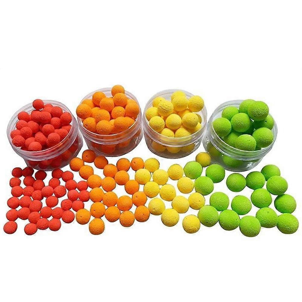 Floating Fishing Beads Bait Artificial Carp Lure Pre-soaking Capability Big Fish Targeting 0.8cm Round Nano 1Set