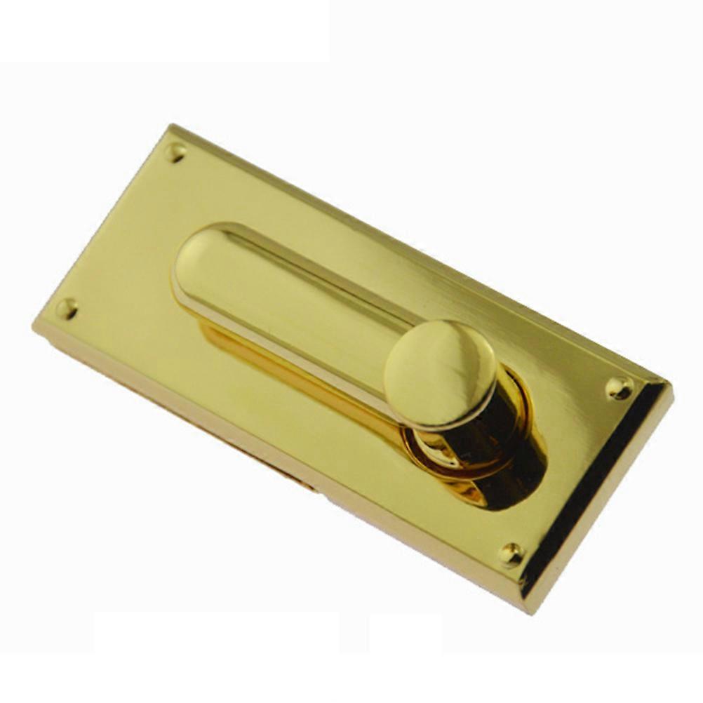 Rectangular Bag Lock Simple Design Leather Material for Women Bags 2PCS