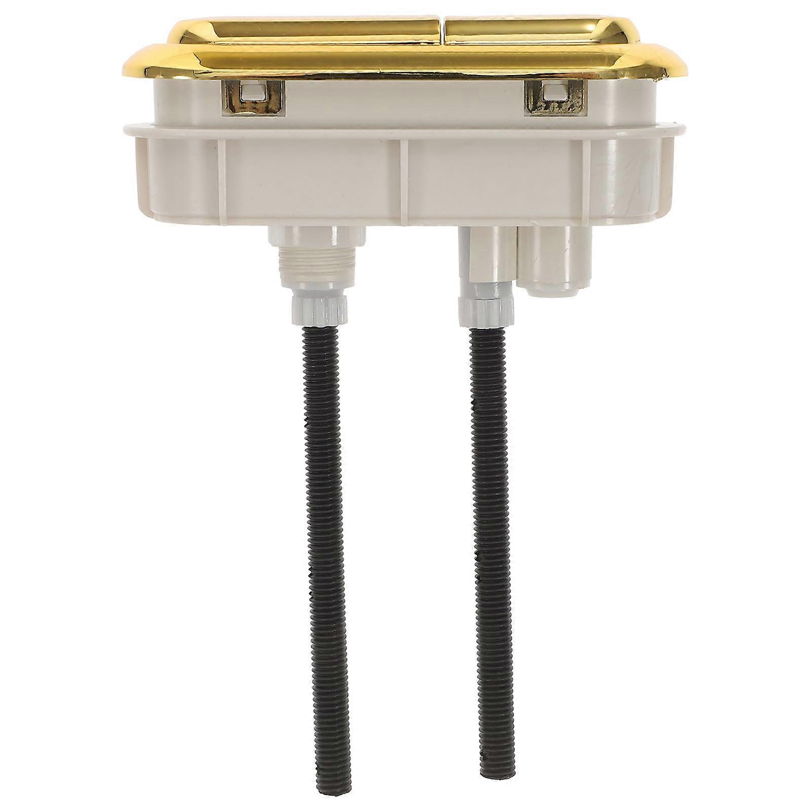 Dual Push Toilet Button Easy Installation Long-Lasting Usage Homeowners 5.1×4.3×1.6In 1Pack