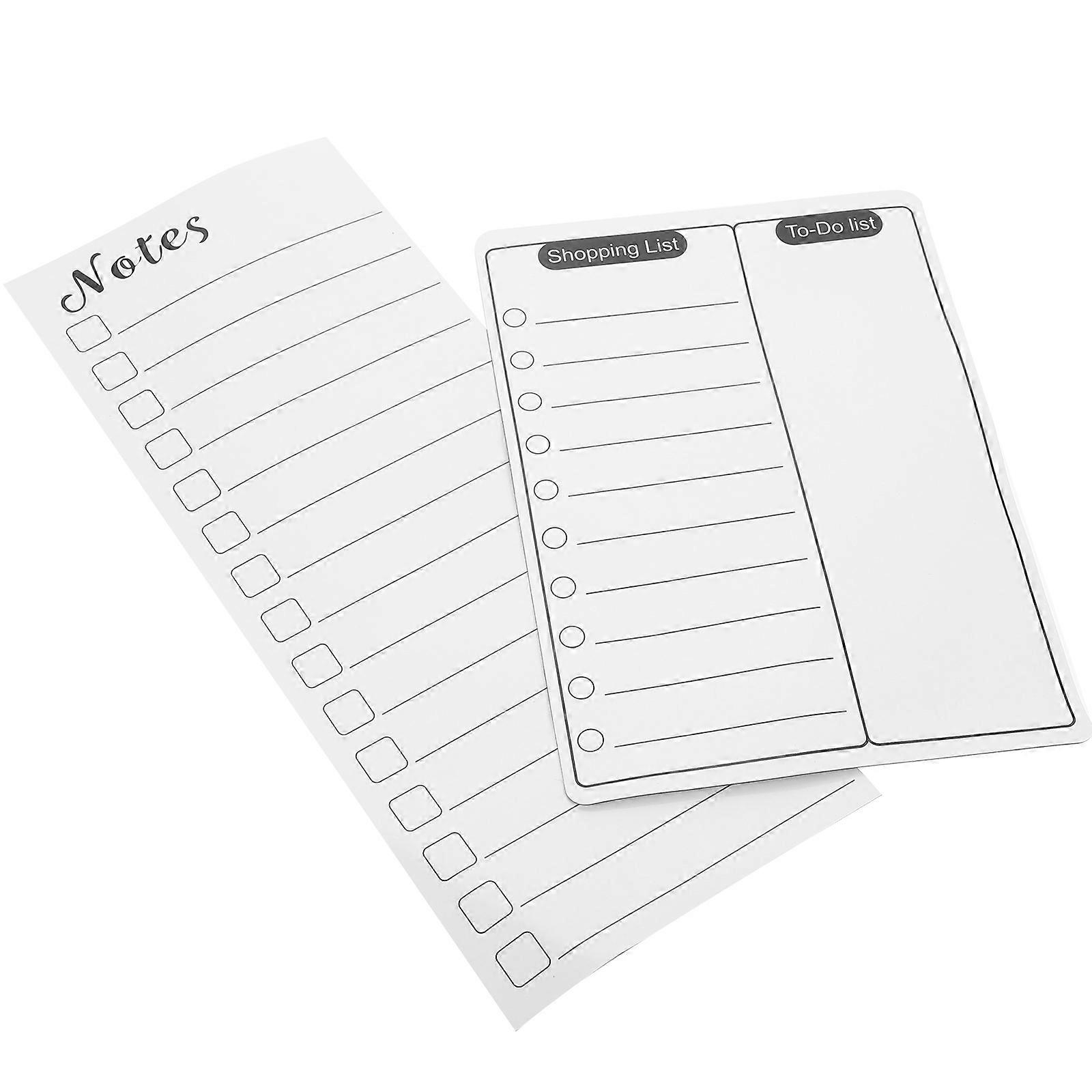 Magnetic Board For Fridge Message Reminder List For Students 21X14.5CM Writable 2Pcs