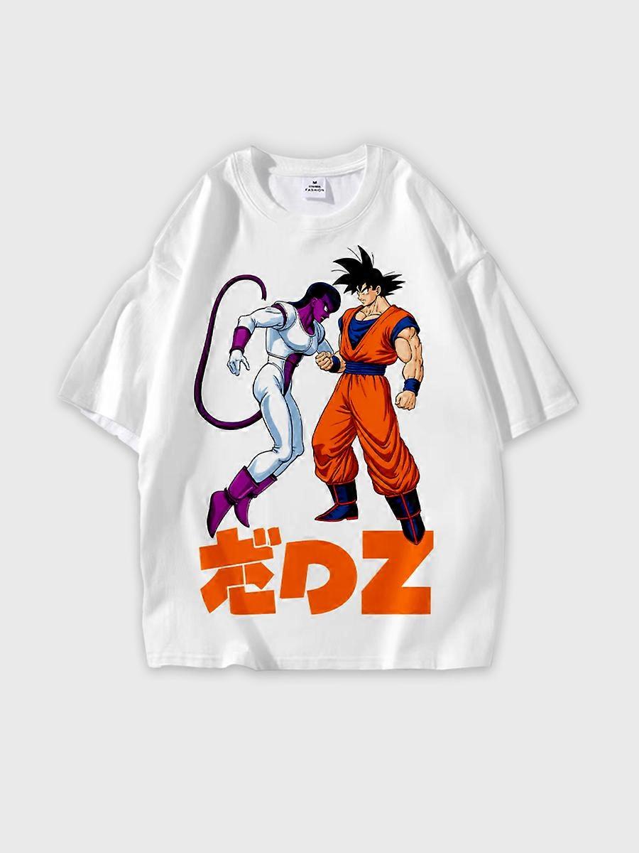 T-shirt round neck Cartoon Pattern loose short sleeve E3759