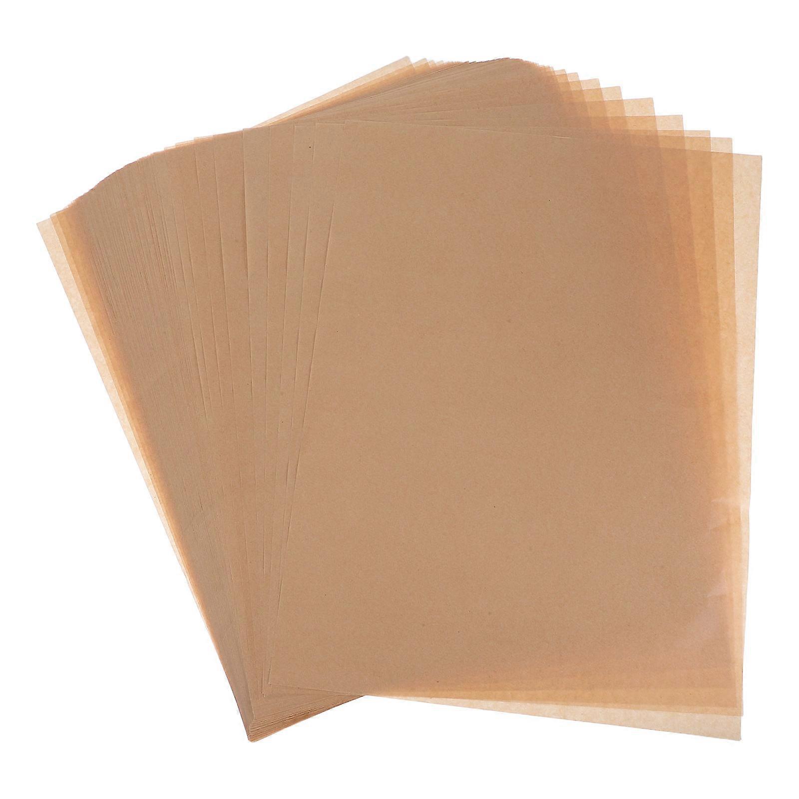 100pcs Baking Mat Paper for Air Fryer, Reusable Parchment Liners for Kitchen Cooking Steam Fryer Accessories, Khaki