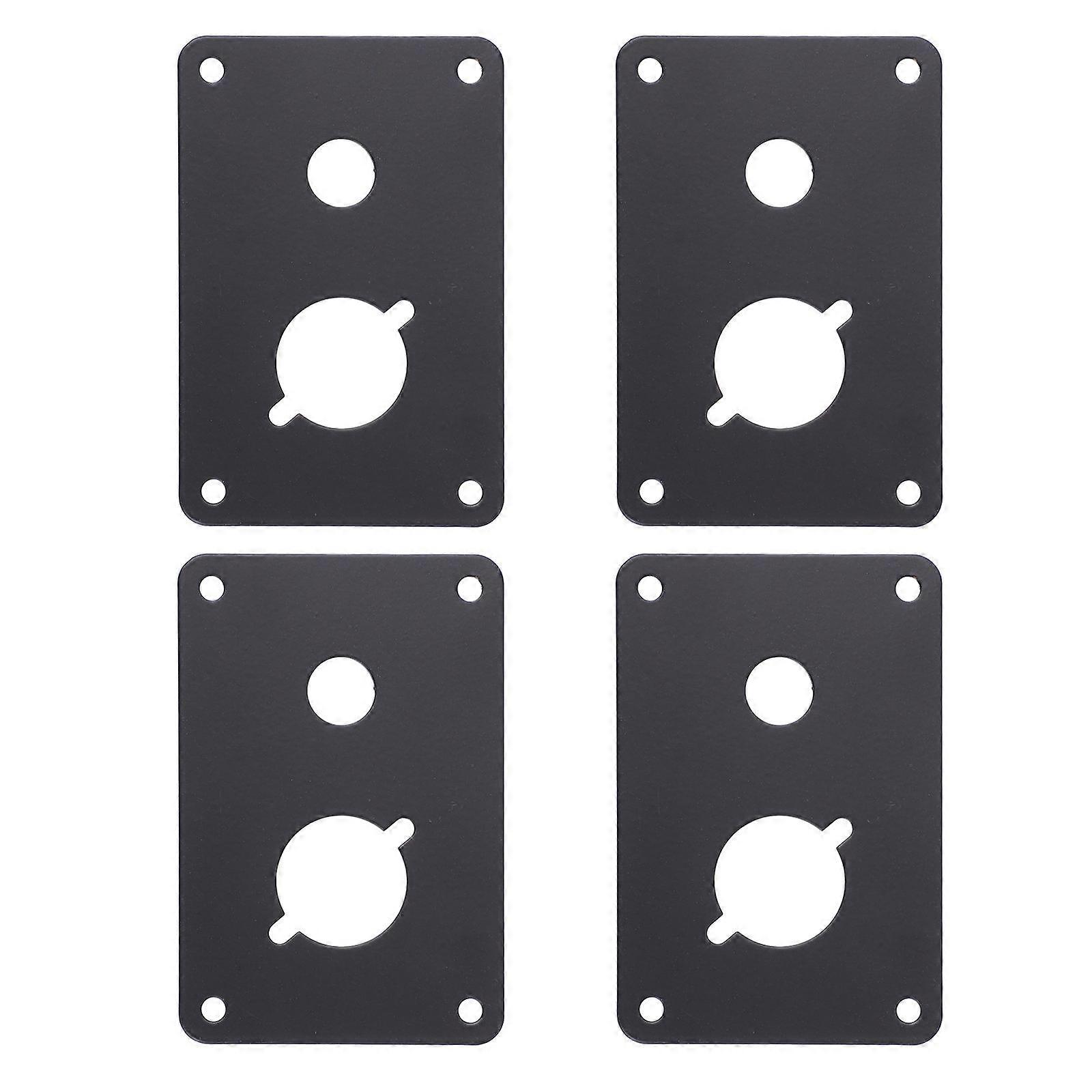 Speaker Accessory 4 Set Iron Binding Post Mounting Plate Supply For Audio Equipment Assembly 6X9CM
