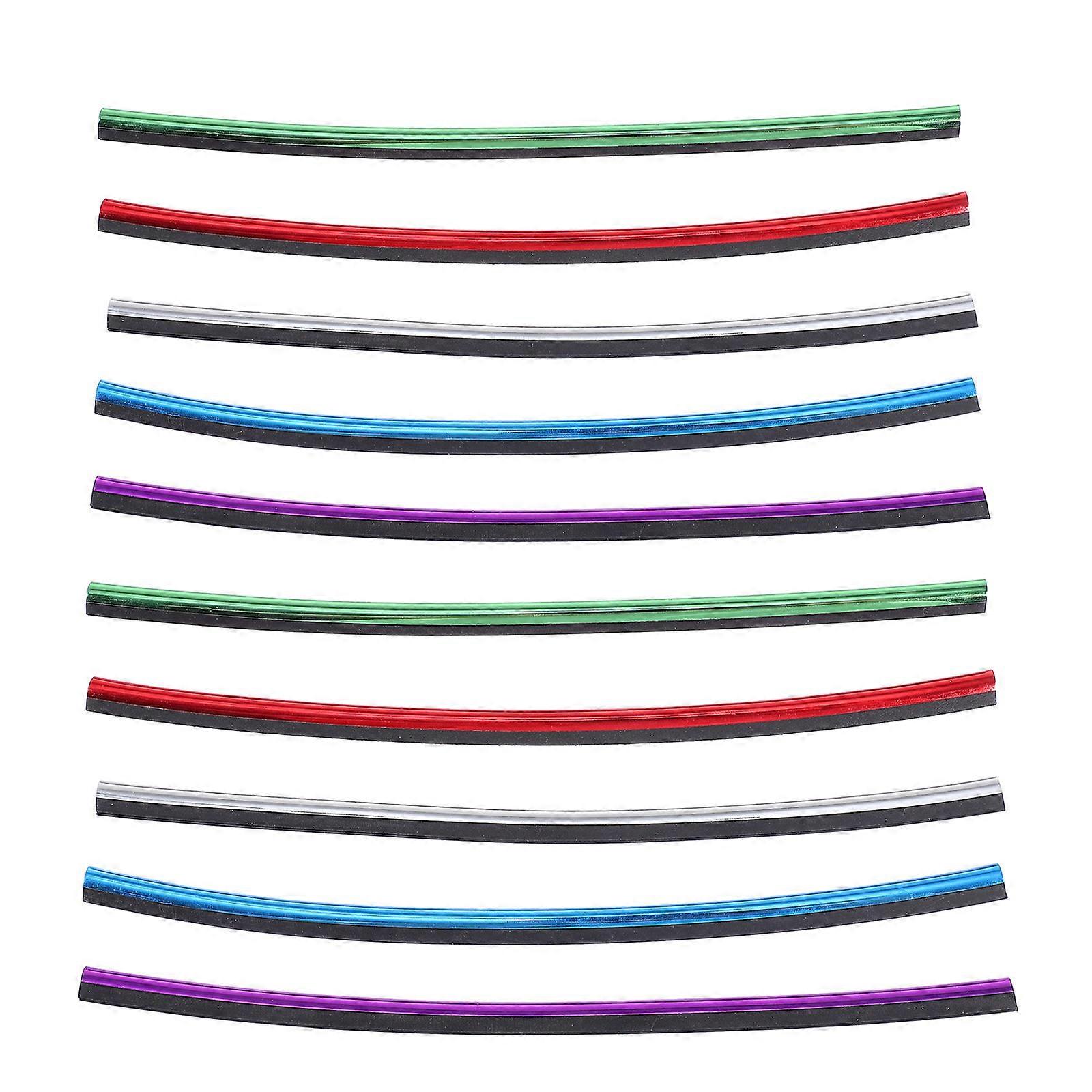 10 Pcs Durable Car Vent Outlet Clamp Strips Easy Installation Stylish Automotive Interior Decoration in Multiple Colors