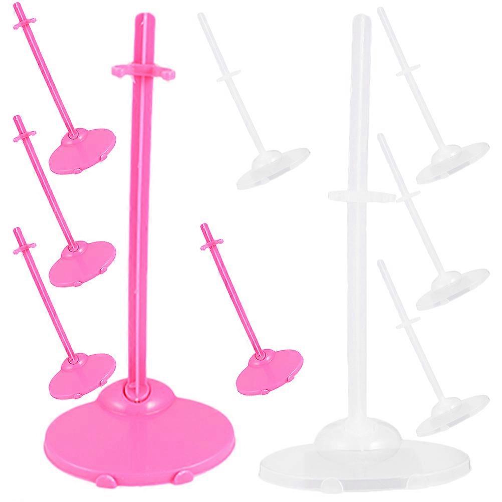 Doll Stand Holder Plastic for Holding Use 12Pcs Desktop Doll Display Stand
