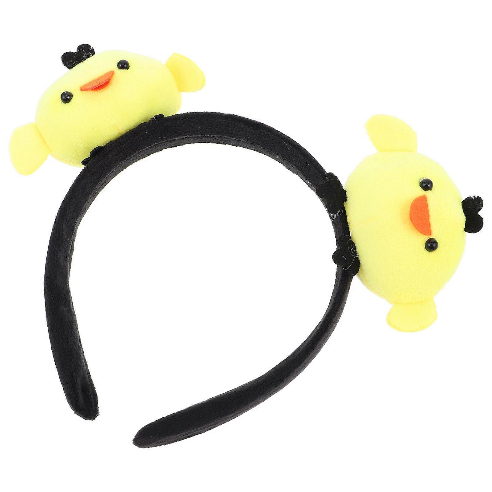 Cute Plush Chicken Headband for Festivals, Birthdays, Cosplay, and Playful Outfits – Soft & Comfortable Animal Hair Accessory for Fun Events