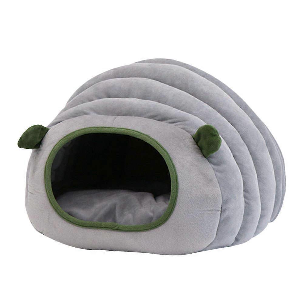 Warm Velvet Pet Bed for Guinea Pigs and Small Animals Grey Lightweight and Durable 1pc