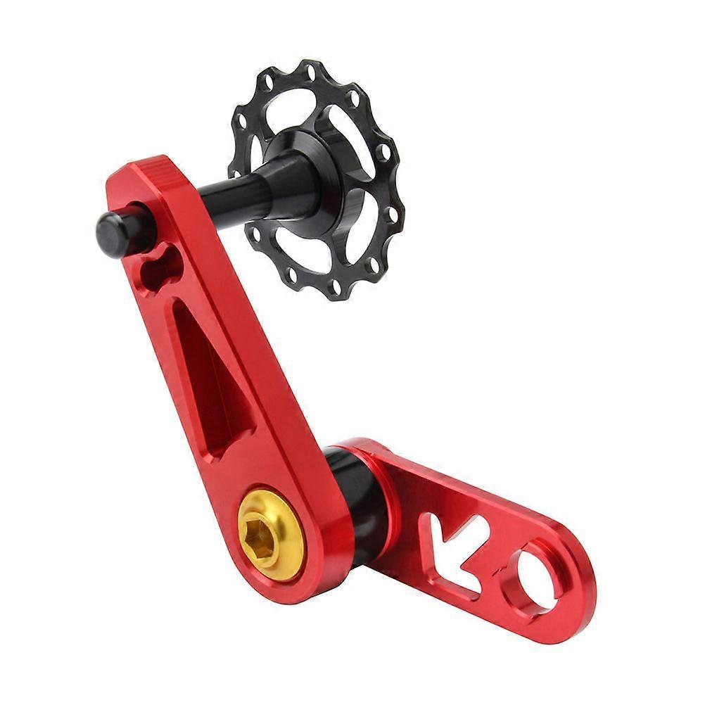 Cycle Chain Roll Adjuster Bike Chain Stabilizer Stainless Steel Resistant to Rust and Corrosion 9x5.7cm 1 Set