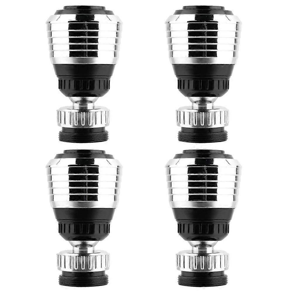 Silver Faucet Filter Nozzle for Bubbler Connector 4Pcs Set