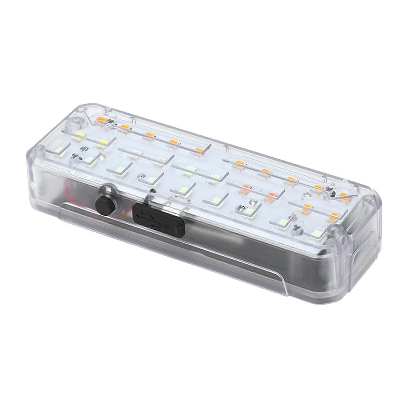 LED Motorcycle Warning Lights, Waterproof High Brightness Headlights with USB Charging – Colorful Collision Protection for Scooters