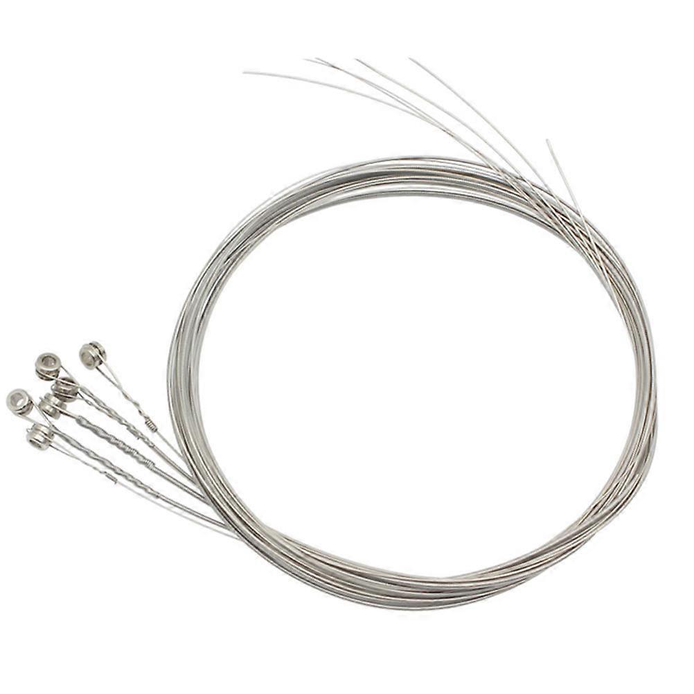 Replacement Guitar Strings 6Pcs Stainless Steel Set For Electric Guitar Performance And Player Satisfaction