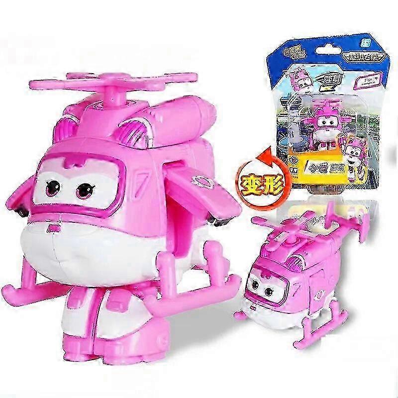 Mini Transformerende Deformasjon Flyrobot Actionfigurer Modellleker for barn