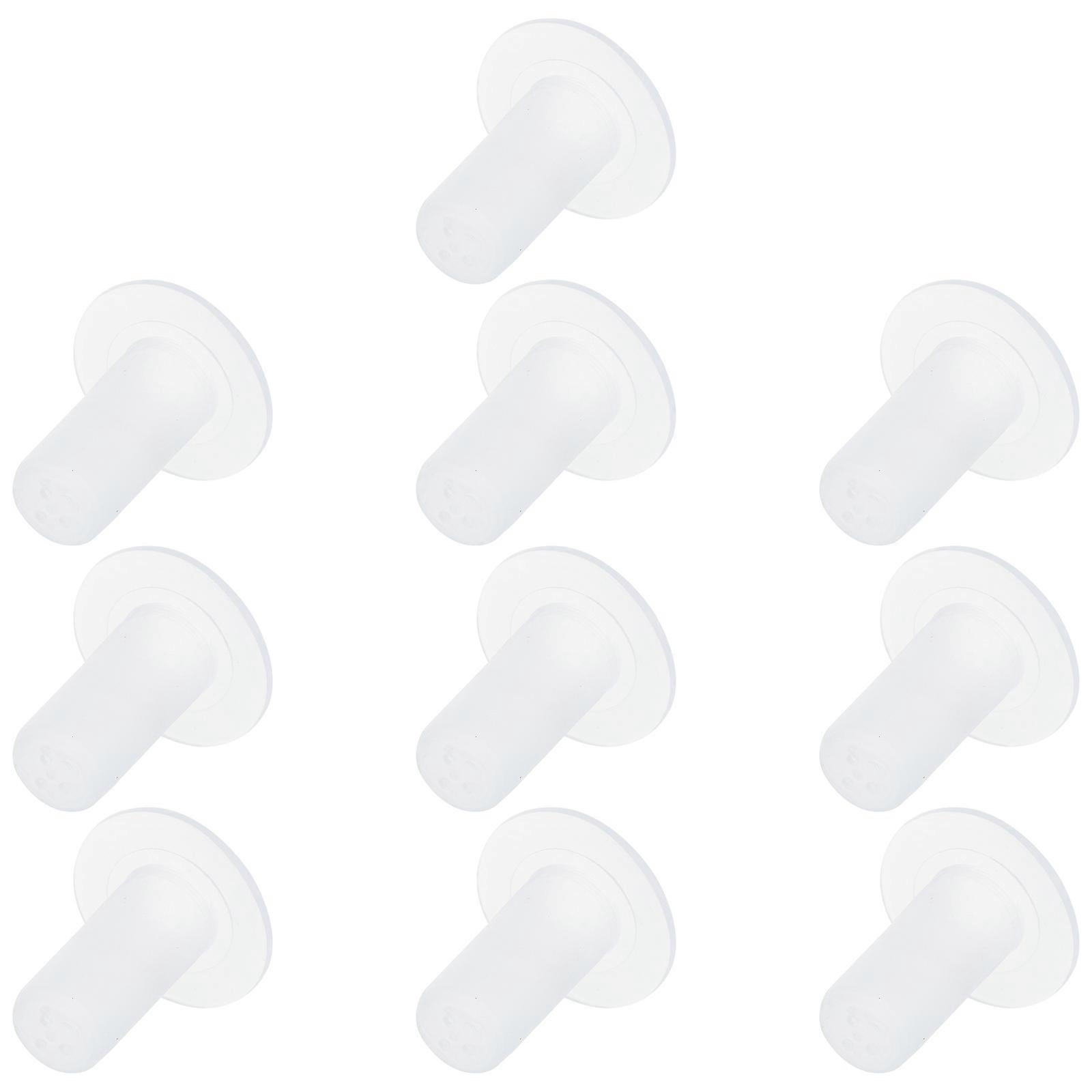 Lamb Feeding Nipples 10 Pcs Silicone Nipples Suitable For Feeding Baby Livestock Transparent Easy To Clean