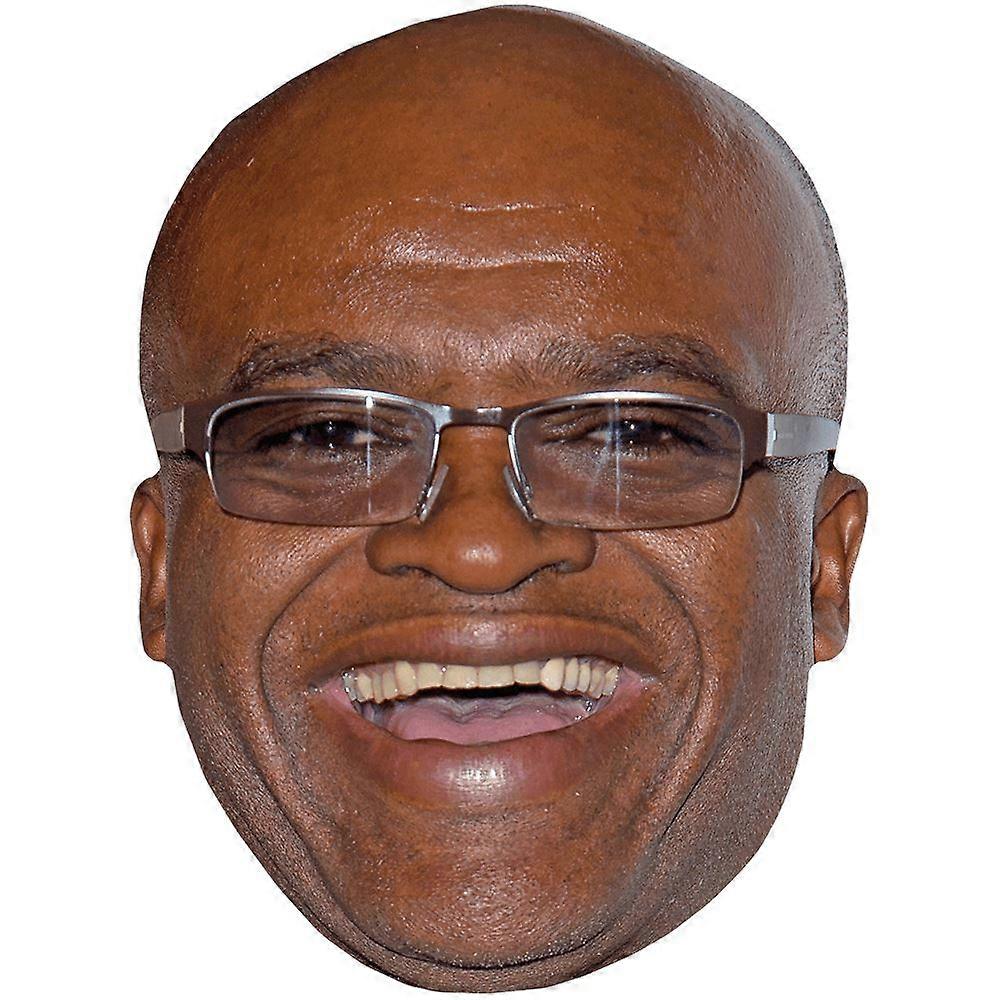 Kriss Akabusi (Smile) Celebrity Mask, Flat Card Face