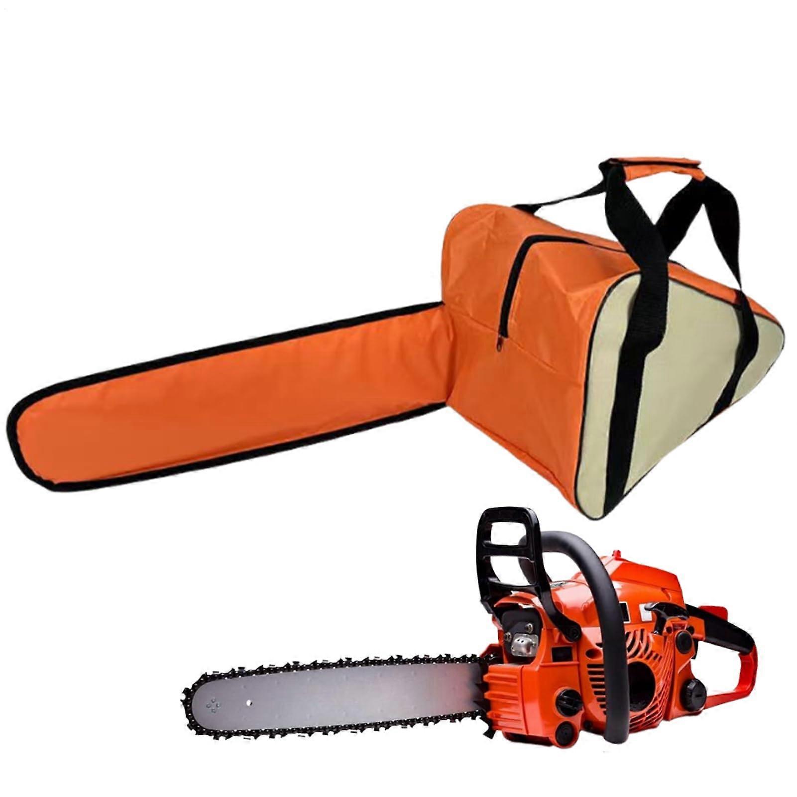 Chain Saw Bag  Portable Carrying Case for Chainsaw Accessories, Orange