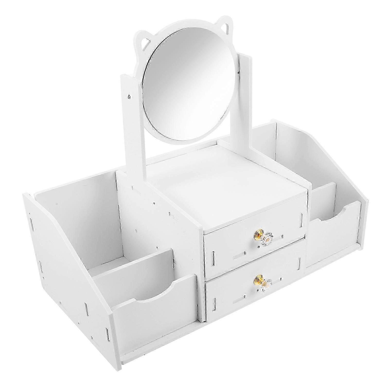 Countertop Makeup Organizer Vanity Accessories Desk Makeup Organizer Space Saving Easy Access 1Set