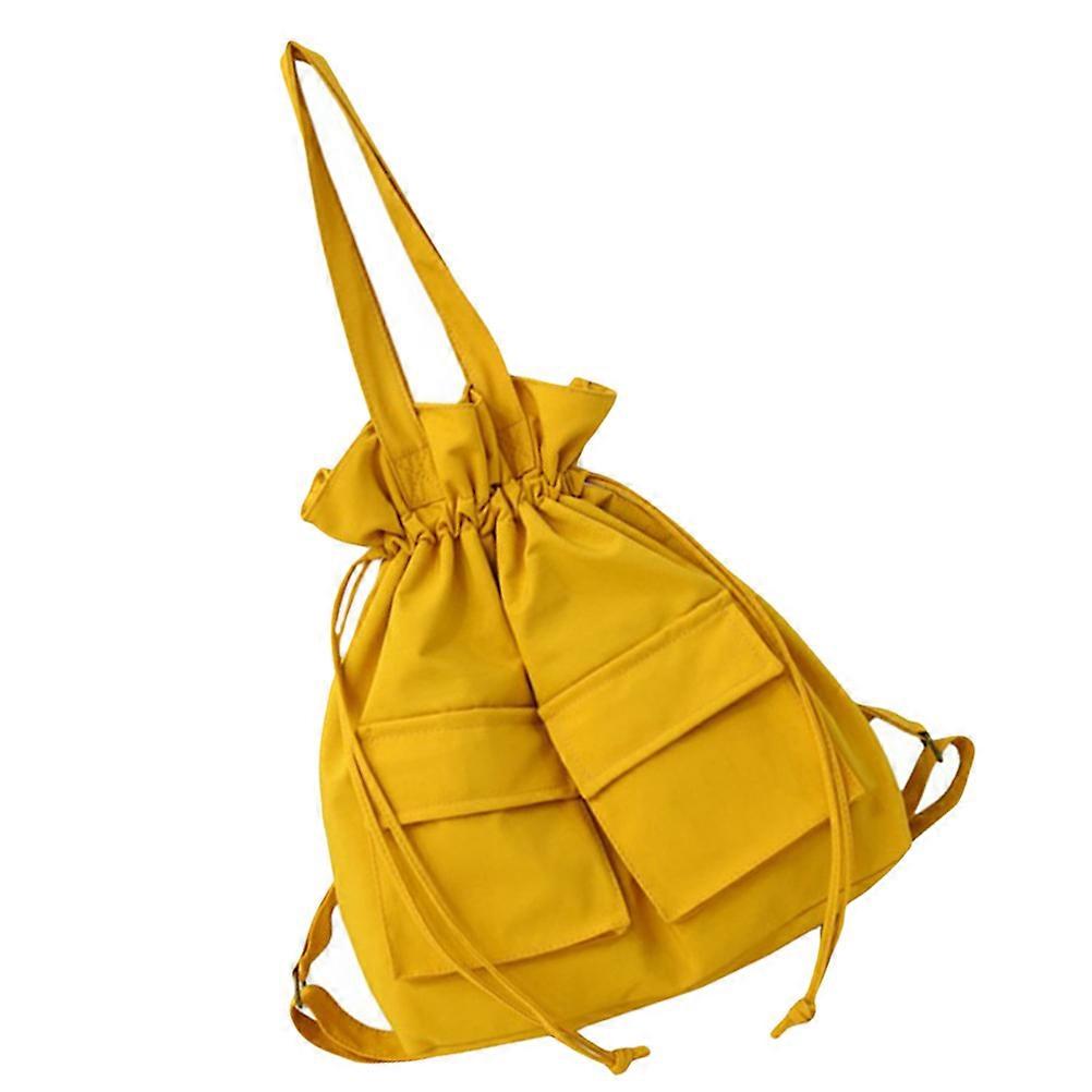 Student Backpack with Drawstring Closure, Versatile as Shoulder Bag or Travel Gear