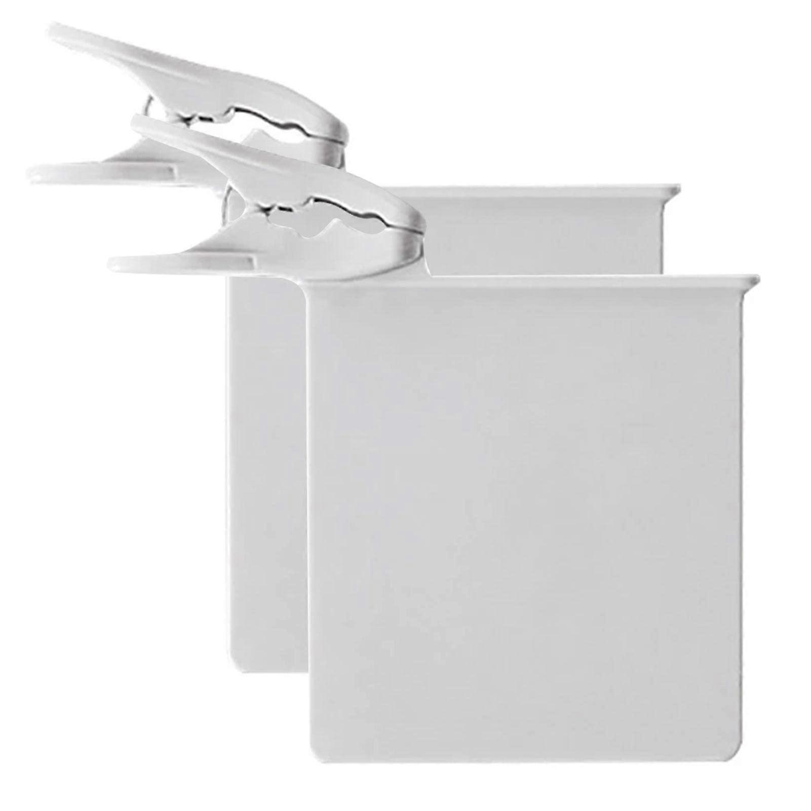 Food Clips for Freezers - Flexible Fridge Storage Separators, 2 Durable Food Bag Clips and Bottle Dividers for Side Door Use