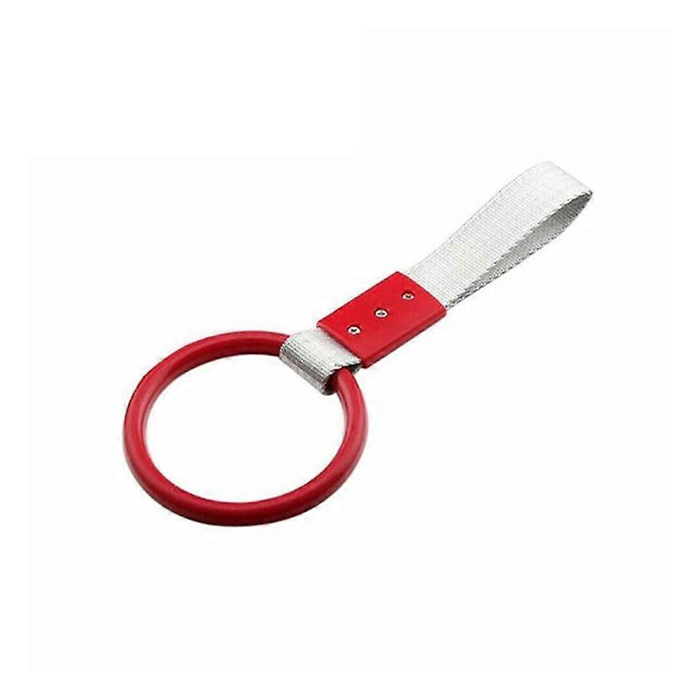 Car Bumper Decoration Ring Round Shape Tsurikawa Ring Rear Bumper Warning Ring Interior Decor Ring