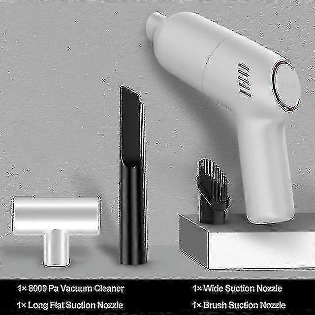 8000pa Wireless Car Vacuum Cleaner Cordless Handheld Auto Vacuum Home Car Dual Use Mini Vacuum Cleaner With Built-in Battrery