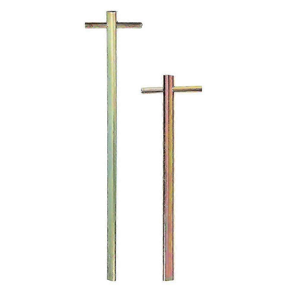 2pcs Elevator Door Keys Universal Elevator Key Elevator Drop Key Triangular Lift Key for Commercial Elevator Access Maintenance Accessories