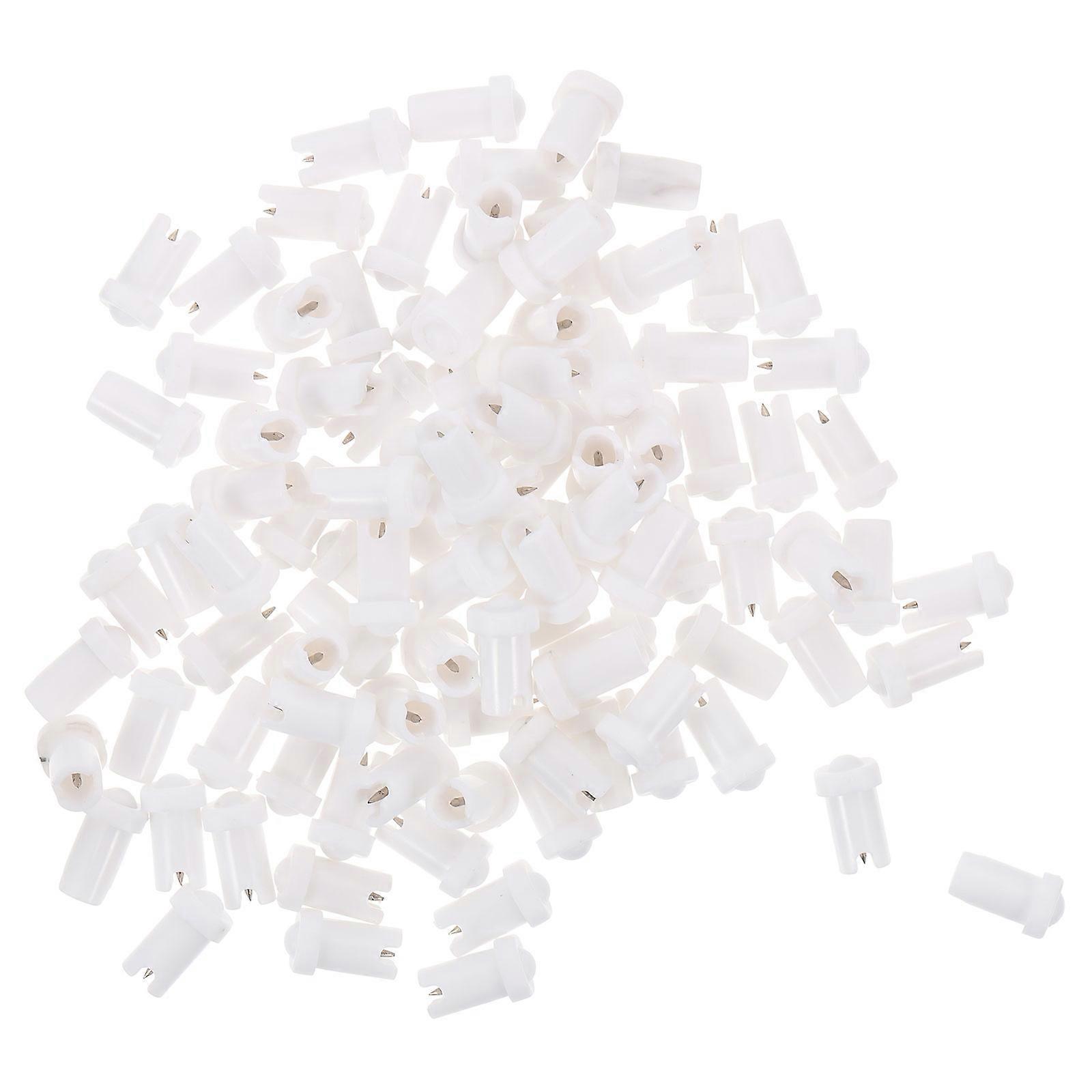 100pcs Replacement Needles for Eyelash Glue Bottles Clogging Prevention for Lash Extension Nozzles