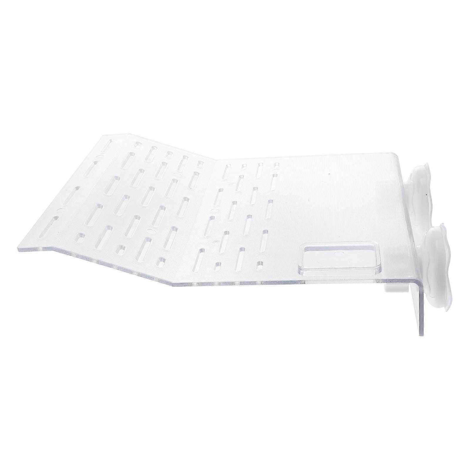 Transparent Turtle Terrace Climbing Platform for Pet Use Made of ABS Material Perfect for Turtle