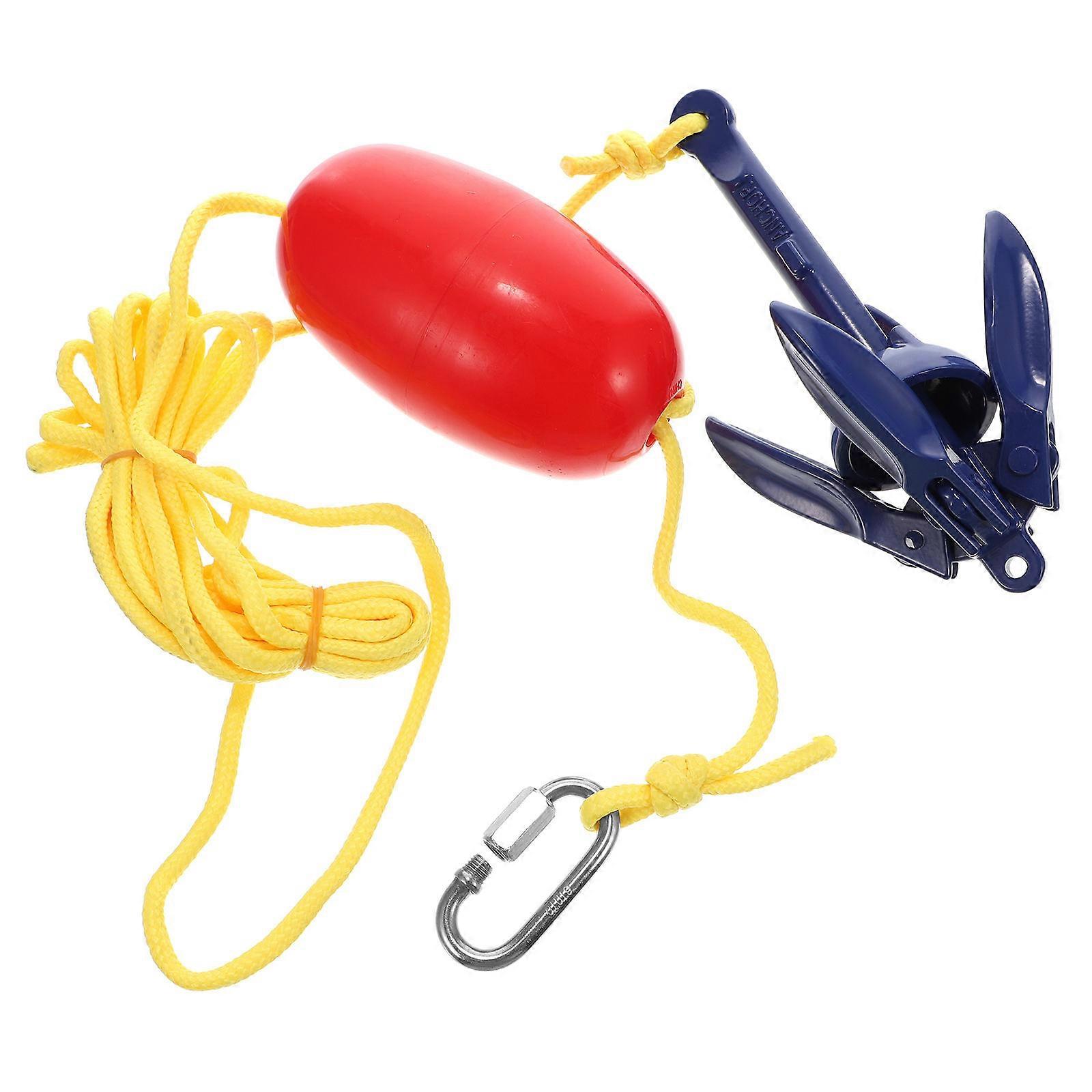 Metal Folding Anchor 1 Set Kayak Anchor Kits For Boating 7.1×5.9×5.9in Portable Prevent Scratches