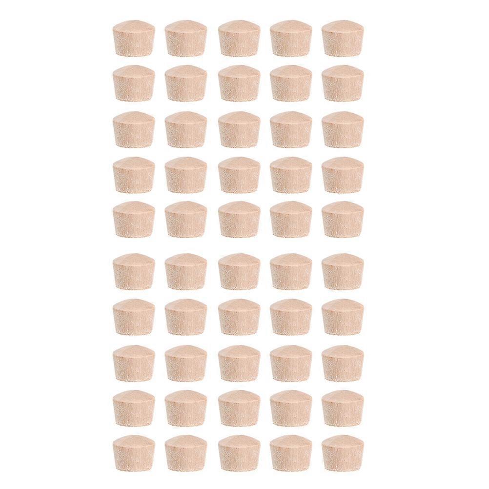 300PCS Cone Head Wood Plugs, Tapered Replacement Parts for Furniture Caps, Durable & Wear Resistant for DIY Projects and Home Decor