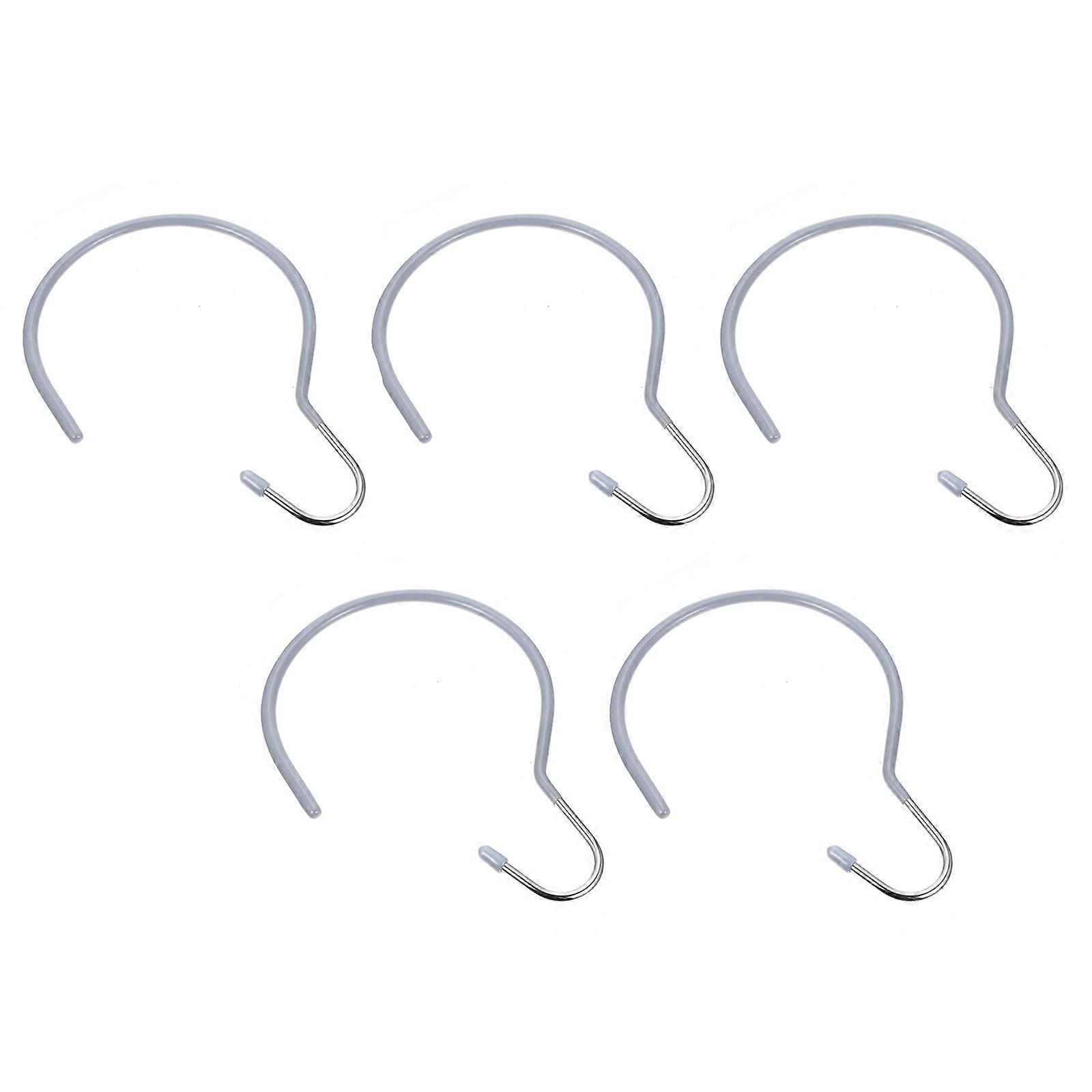 Metal Coat Hangers For Bedroom Living Room 5Set Rust-Proof Smooth Texture Functional Storage Solution