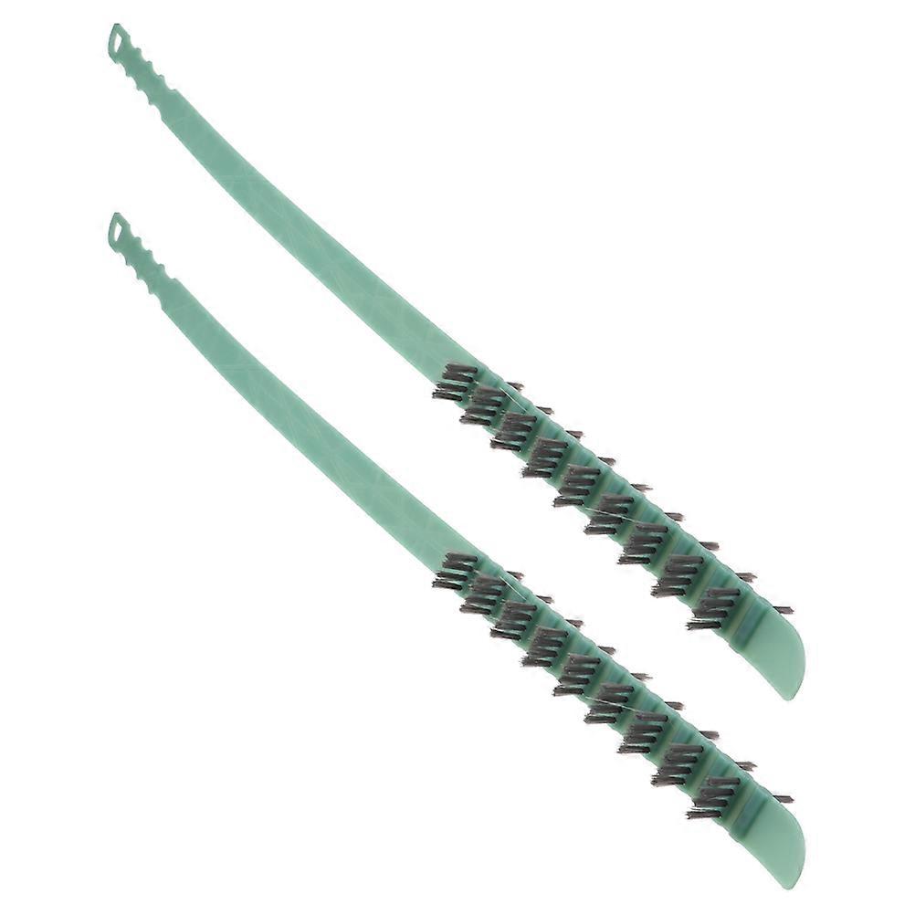 High-efficiency Cleaning Tools 2Pcs Bendable Lint Cleaner For Household Use In Green Color Ideal For Washer Drum Cleaning And Simple Operation Tasks